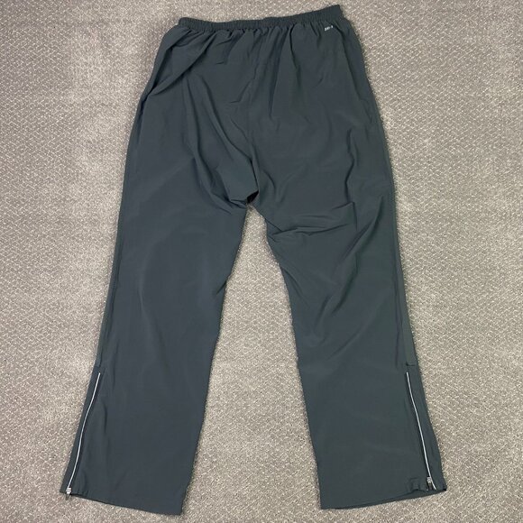 Nike Running Pants Men's 2XL Gray Woven Stretch Ankle Zip Gym Track 640111 060 - Picture 4 of 16